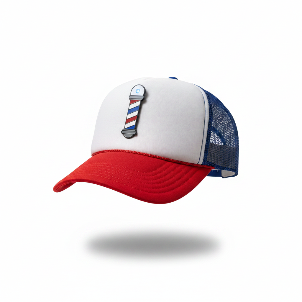 Barber Pole Trucker Hat