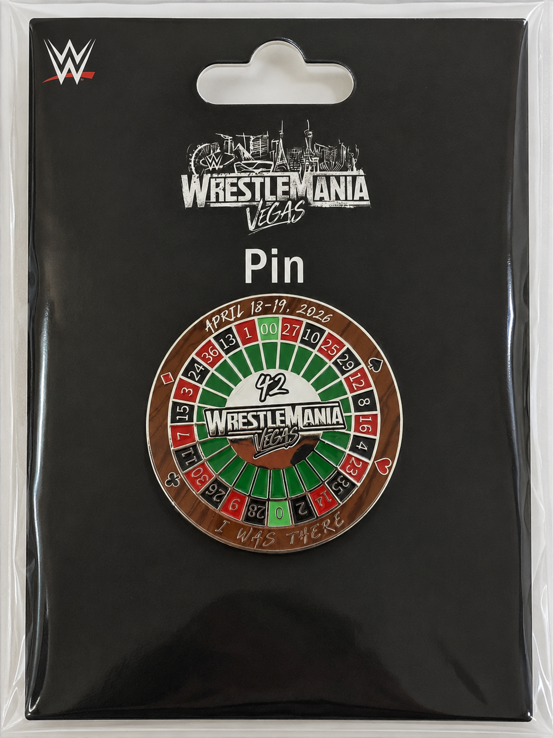 Official Wreslemania 42 pin