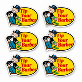 6 Tip Your Barber Stickers